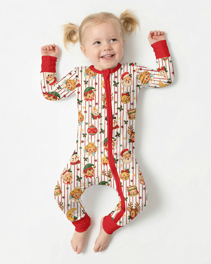 Vintage Christmas Bamboo Convertible Zippy