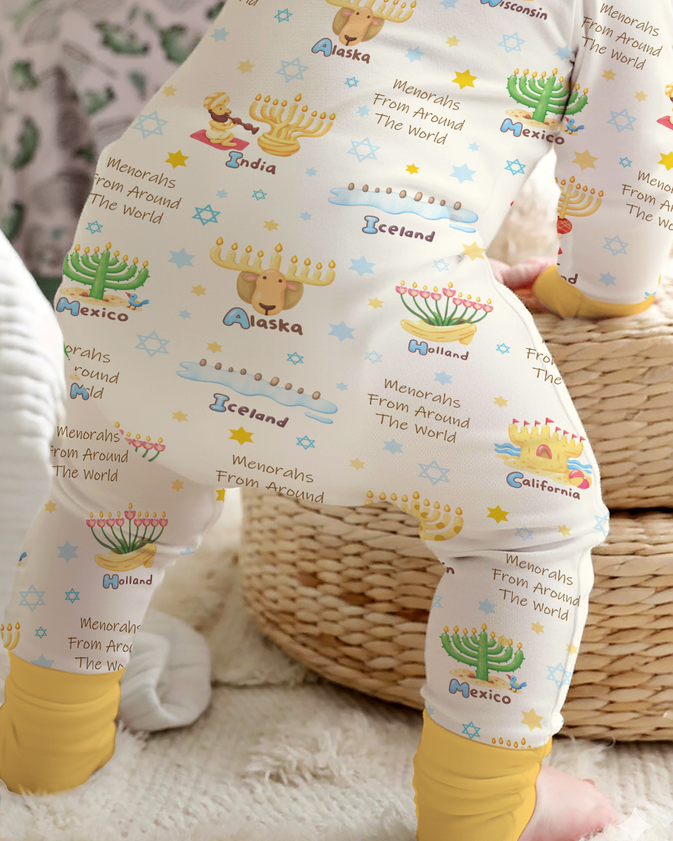Menorahs From Around The World Bamboo Convertible Zippy