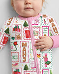 Preppy Christmas Mahjong Bamboo Convertible Zippy