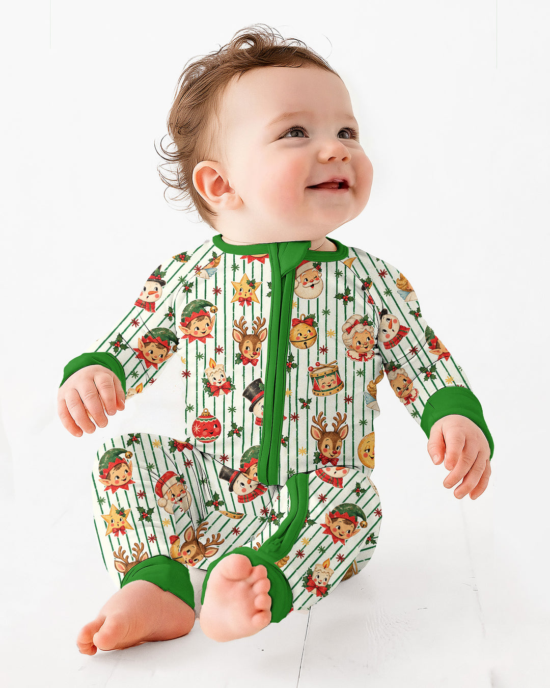 Vintage Christmas Bamboo Convertible Zippy