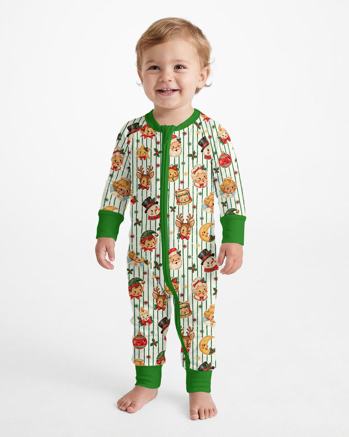Vintage Christmas Bamboo Convertible Zippy