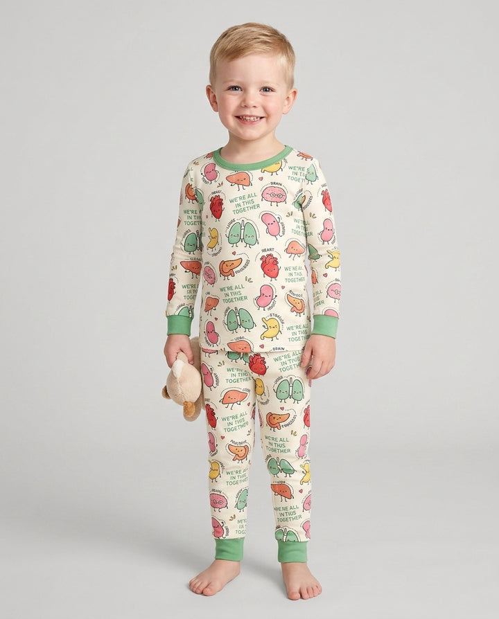 We're All In This Together Bamboo Two Piece Long Sleeve Pajama Set