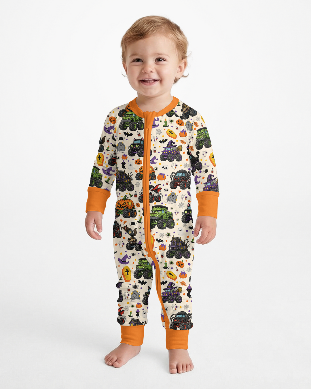Spooky Monster Truck Bamboo Convertible Zippy