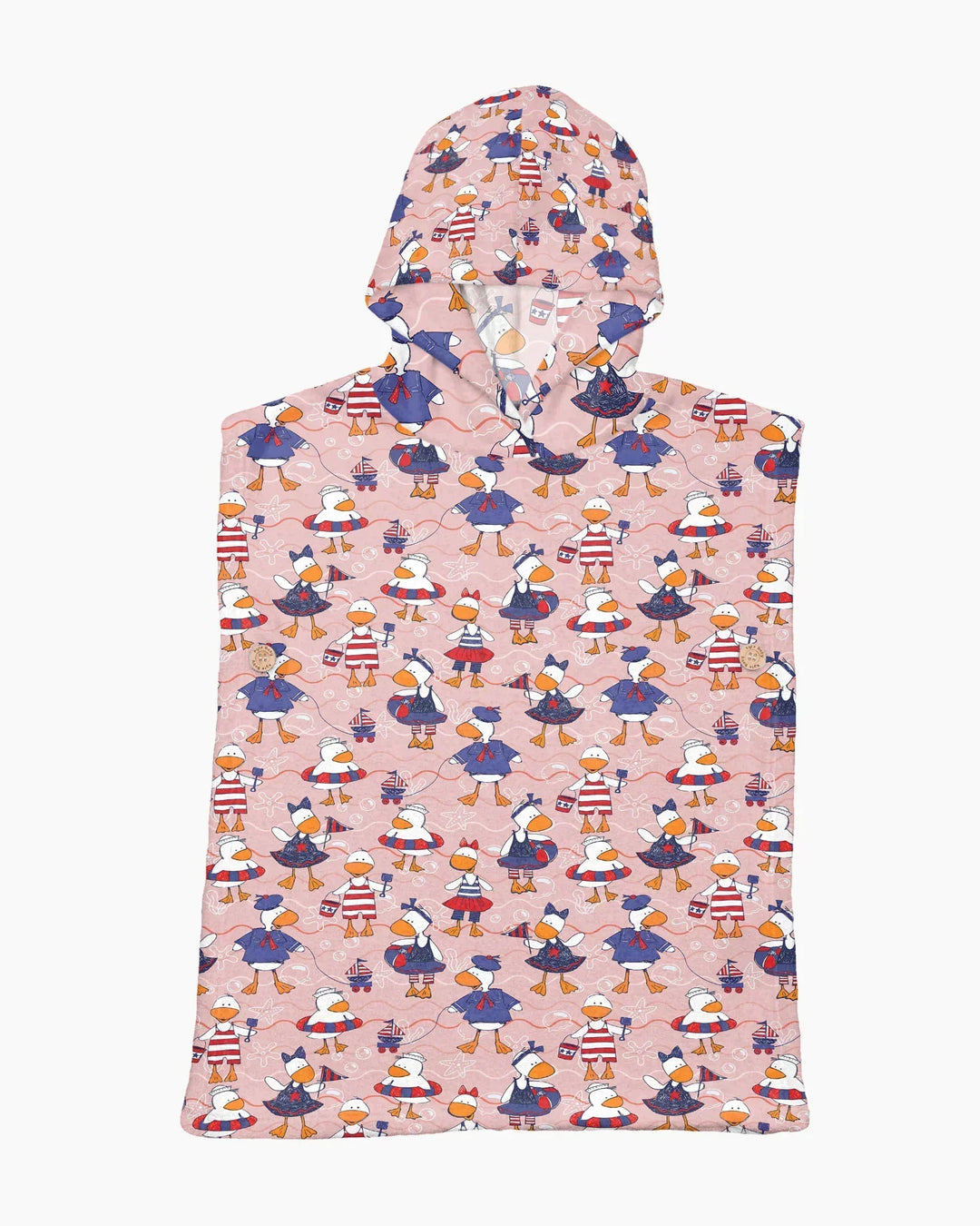 Vorlage Bade-Poncho Bambus