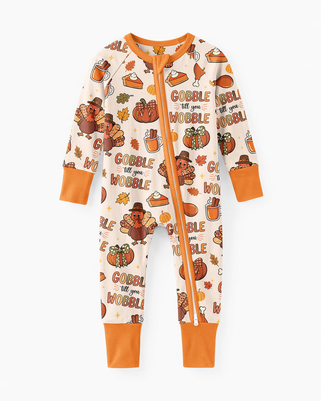 Gobble Gobble Till You Wobble Bamboo Convertible Zippy