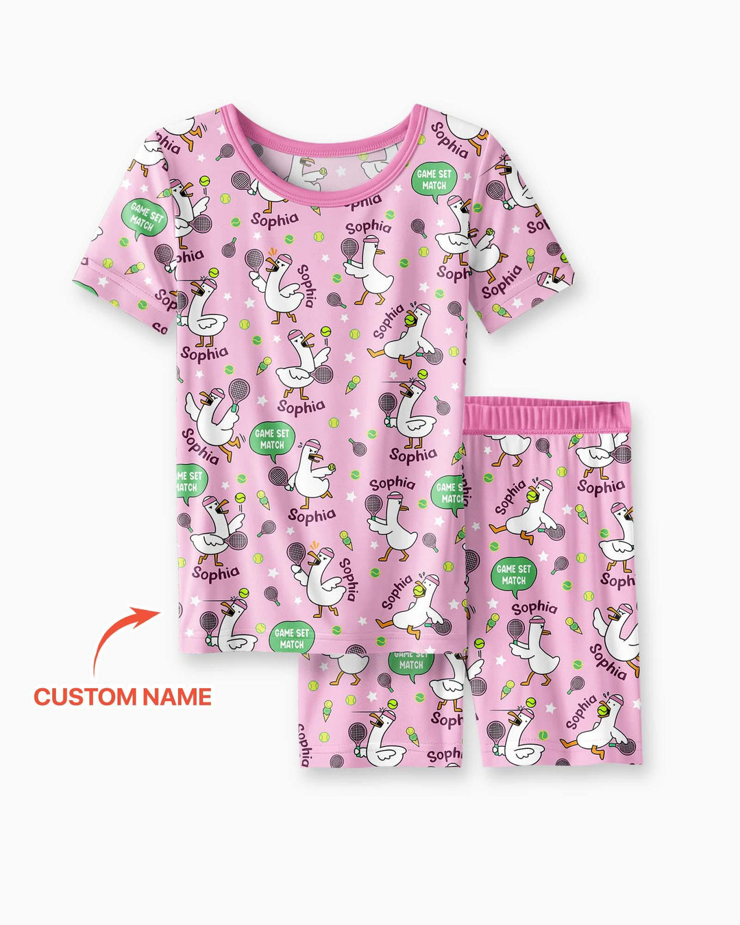 Schlafanzug-Set zweiteilig, kurze Ärmel, kurze Hose, Bambus