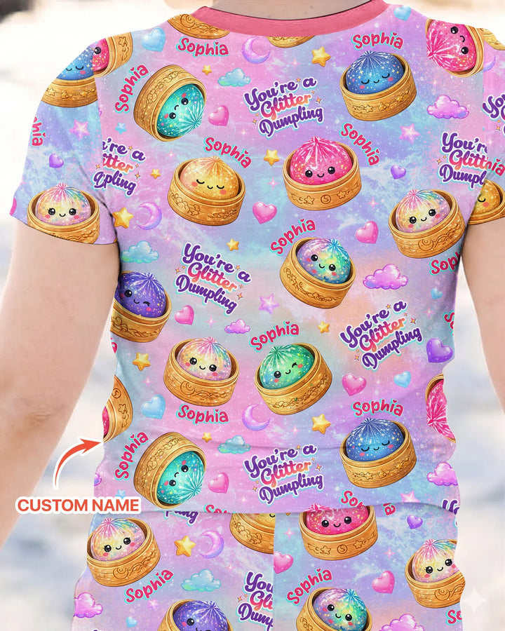 Zweiteiliges, kurzärmliges Pyjama-Set mit Marienkäfern