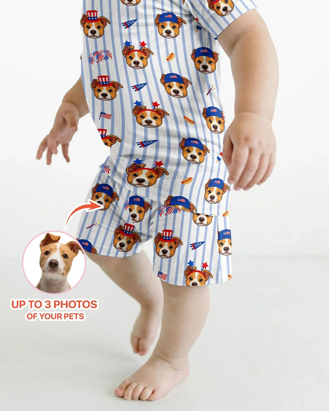 Schlafanzug-Set zweiteilig, kurze Ärmel, kurze Hose, Bambus