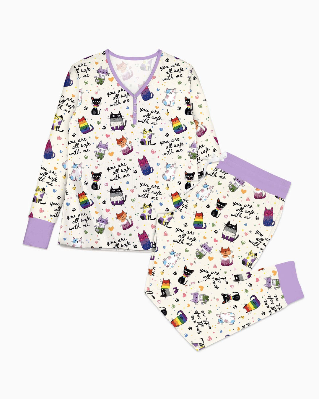 Vorlage Bambus Damen Pyjama Set