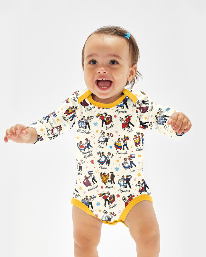Gerippte Babykleidung mit individuellem Foto - Weich &amp; Skizzenhaft