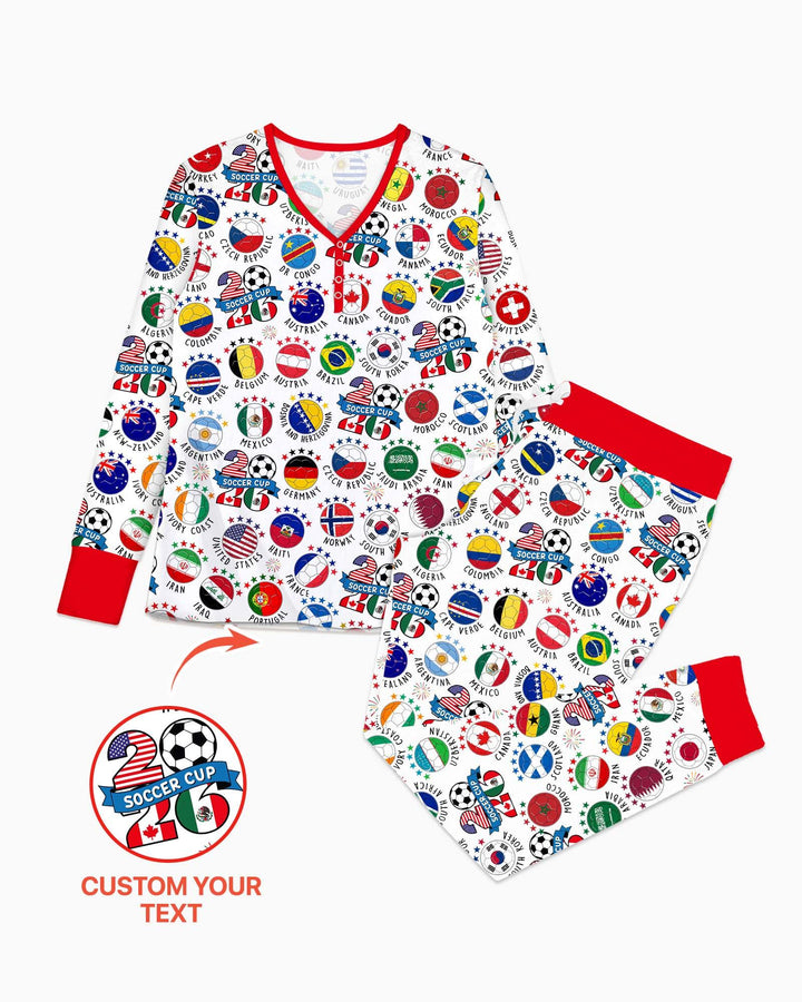 Vorlage Bambus Damen Pyjama Set