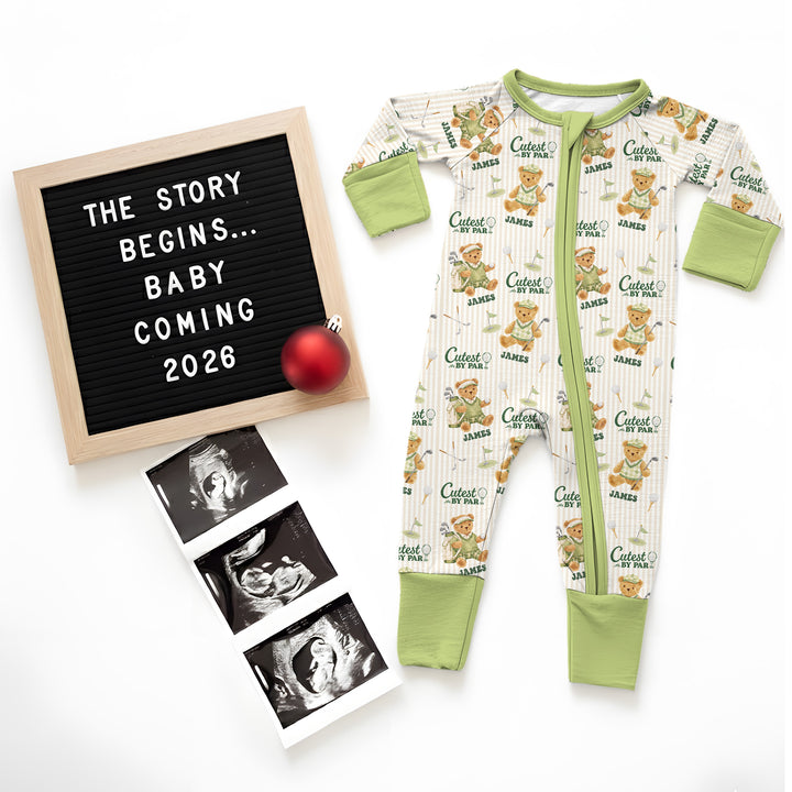 Cutest By Par Custom Name Bamboo Convertible Zippy