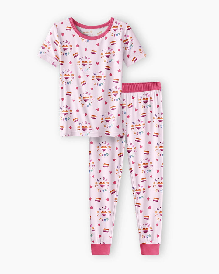Zweiteiliges, kurzärmliges Pyjama-Set mit Marienkäfern
