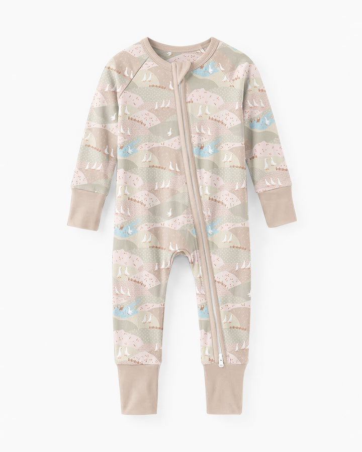 Wandering Geese Family Matching Bamboo Convertible Zippy
