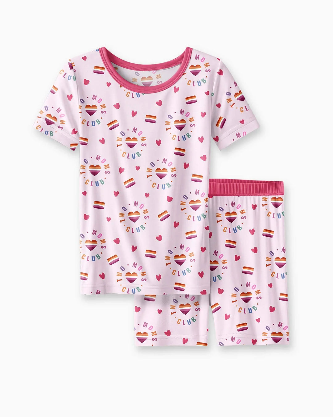 Schlafanzug-Set zweiteilig, kurze Ärmel, kurze Hose, Bambus