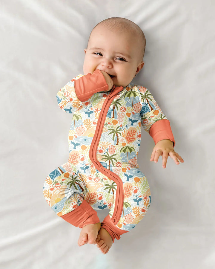 Gerippte Babykleidung mit individuellem Foto - Weich &amp; Skizzenhaft