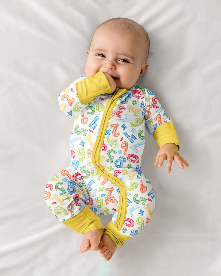 Math Doodles Bamboo Convertible Zippy