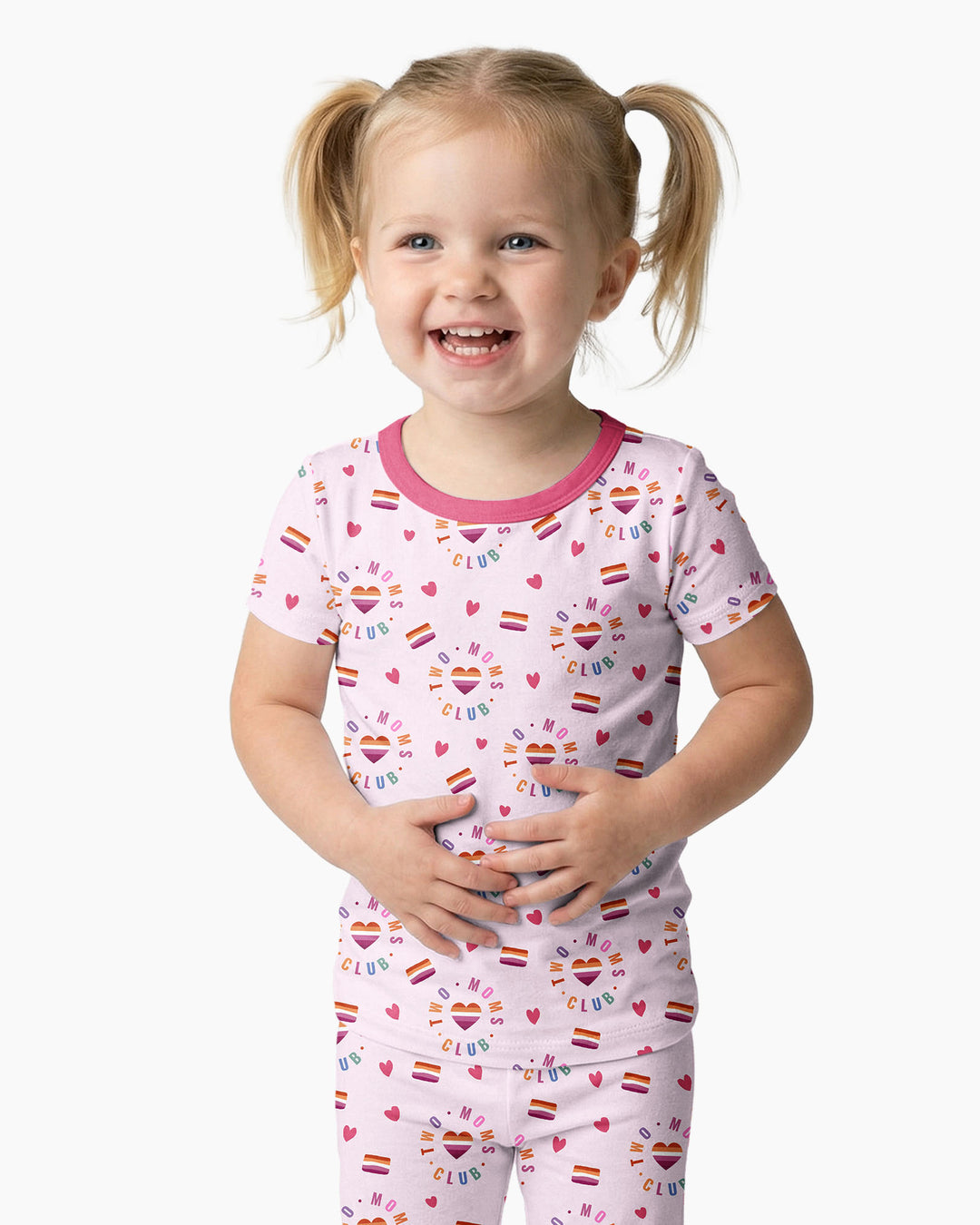 Zweiteiliges, kurzärmliges Pyjama-Set mit Marienkäfern