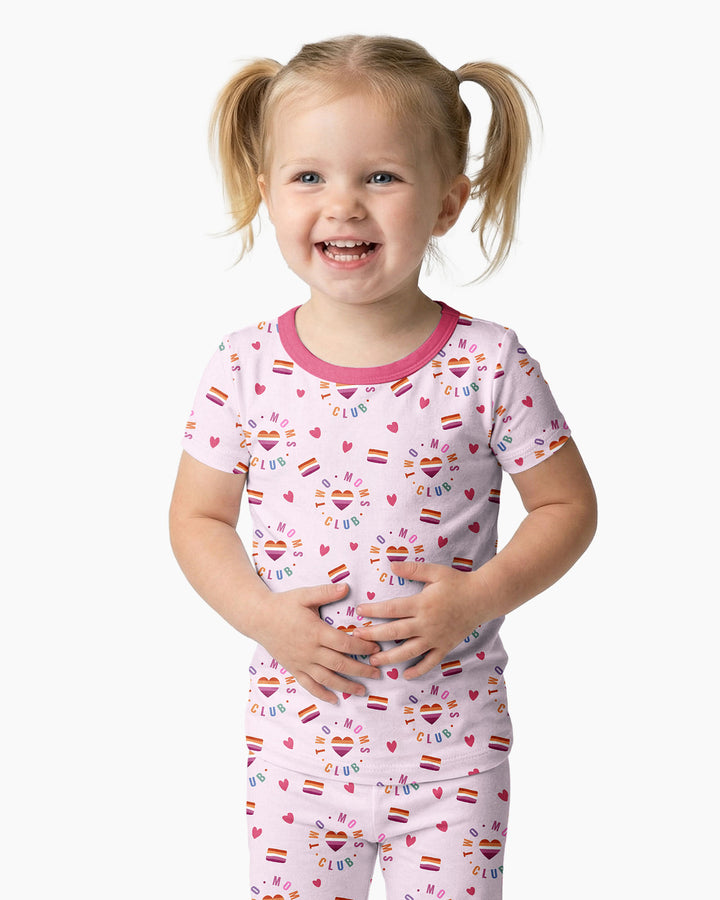 Zweiteiliges, kurzärmliges Pyjama-Set mit Marienkäfern