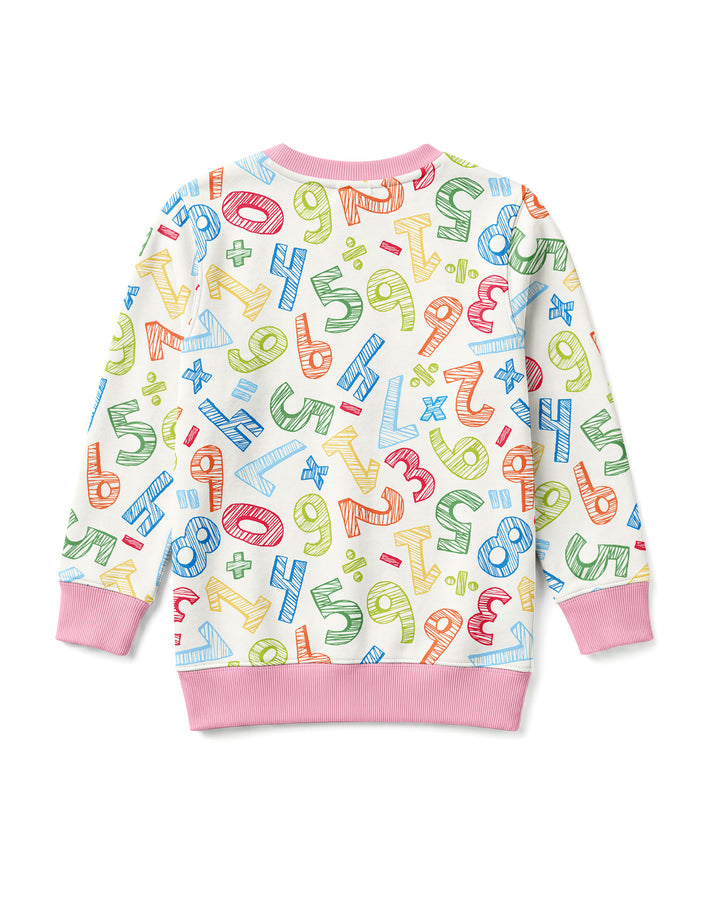 Math Doodles Bamboo Crewneck Sweatshirt