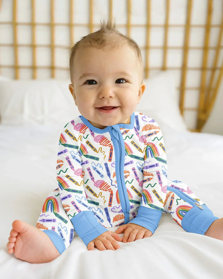Gerippte Babykleidung mit individuellem Foto - Weich &amp; Skizzenhaft