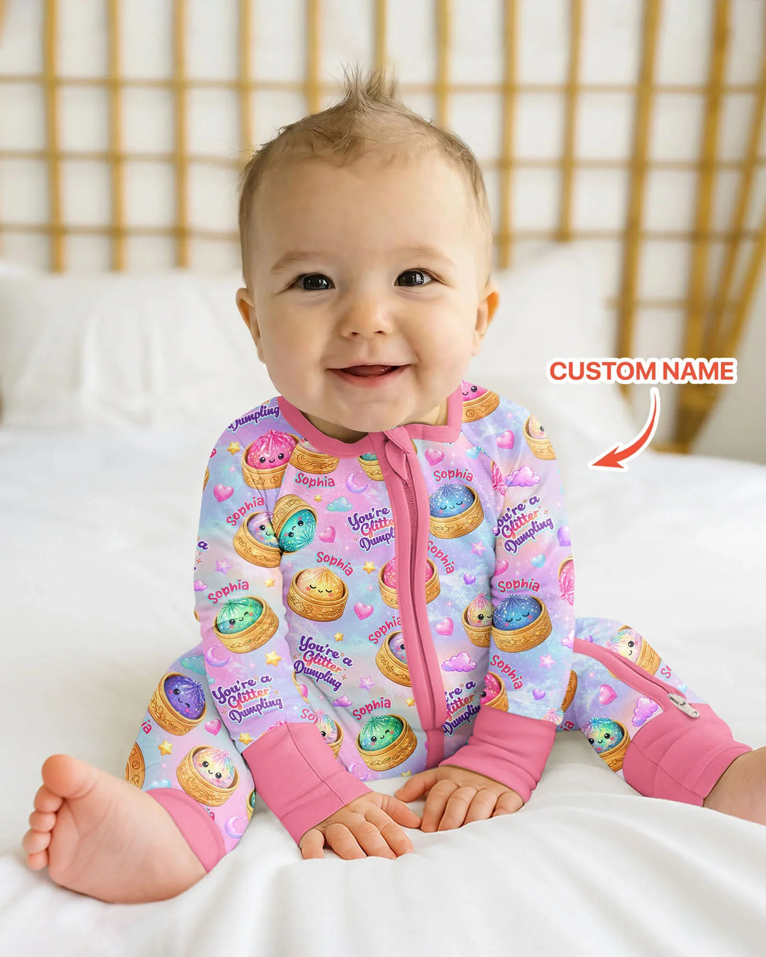 Gerippte Babykleidung mit individuellem Foto - Weich &amp; Skizzenhaft