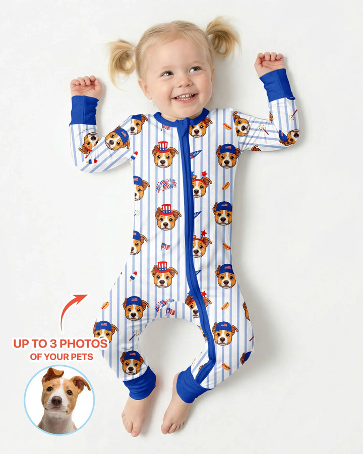 Gerippte Babykleidung mit individuellem Foto - Weich &amp; Skizzenhaft