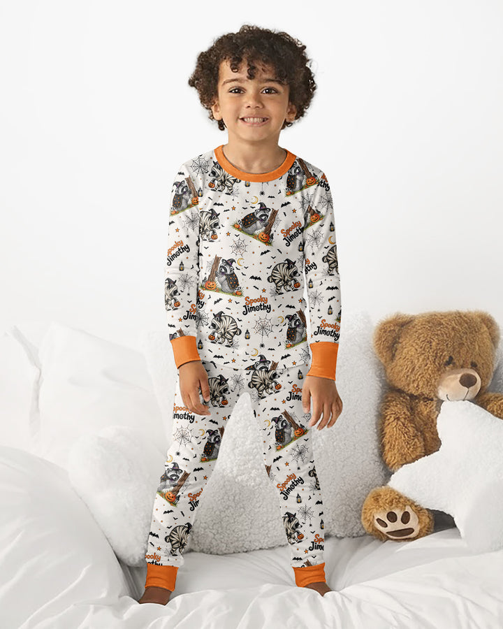 Spooky Jimothy Bamboo Two Piece Long Sleeve Pajama Set