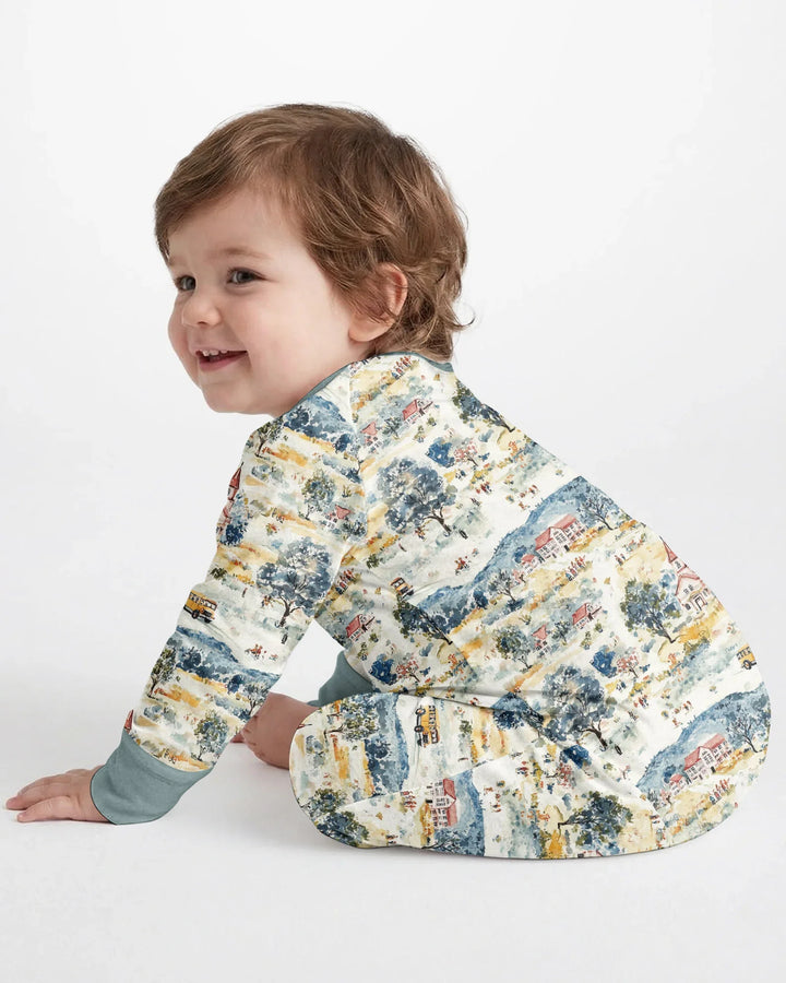 Gerippte Babykleidung mit individuellem Foto - Weich &amp; Skizzenhaft