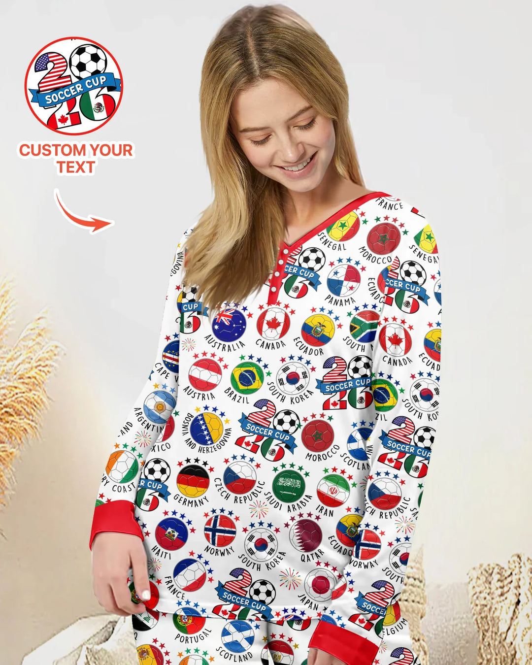 Vorlage Bambus Damen Pyjama Set