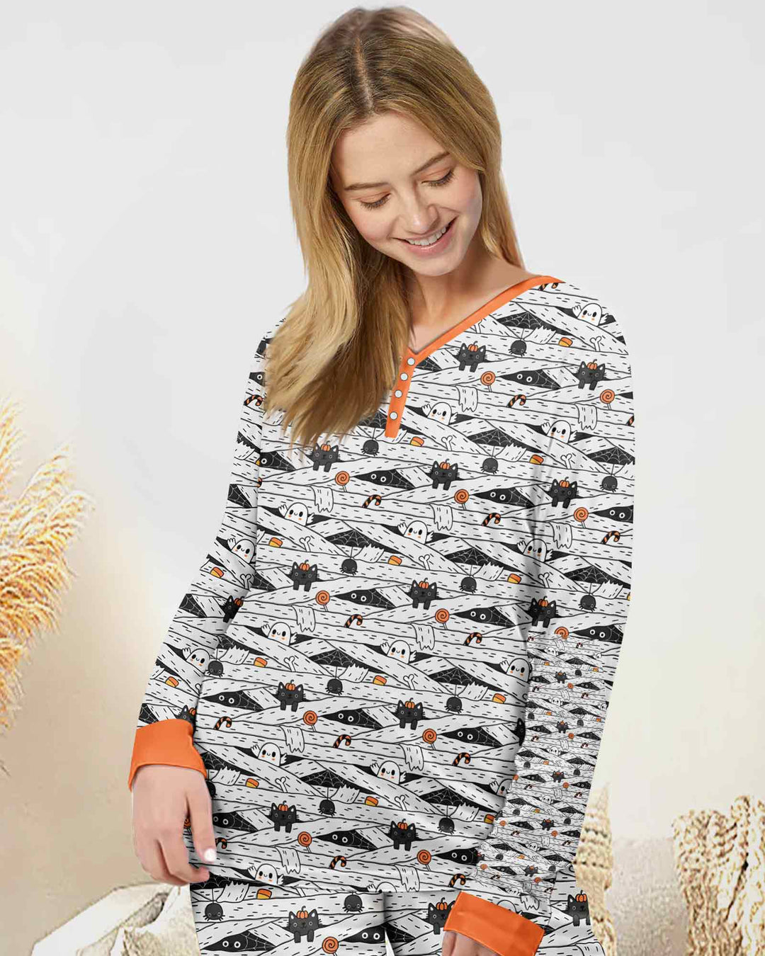 Vorlage Bambus Damen Pyjama Set