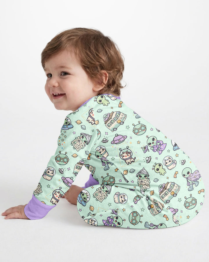 Gerippte Babykleidung mit individuellem Foto - Weich &amp; Skizzenhaft