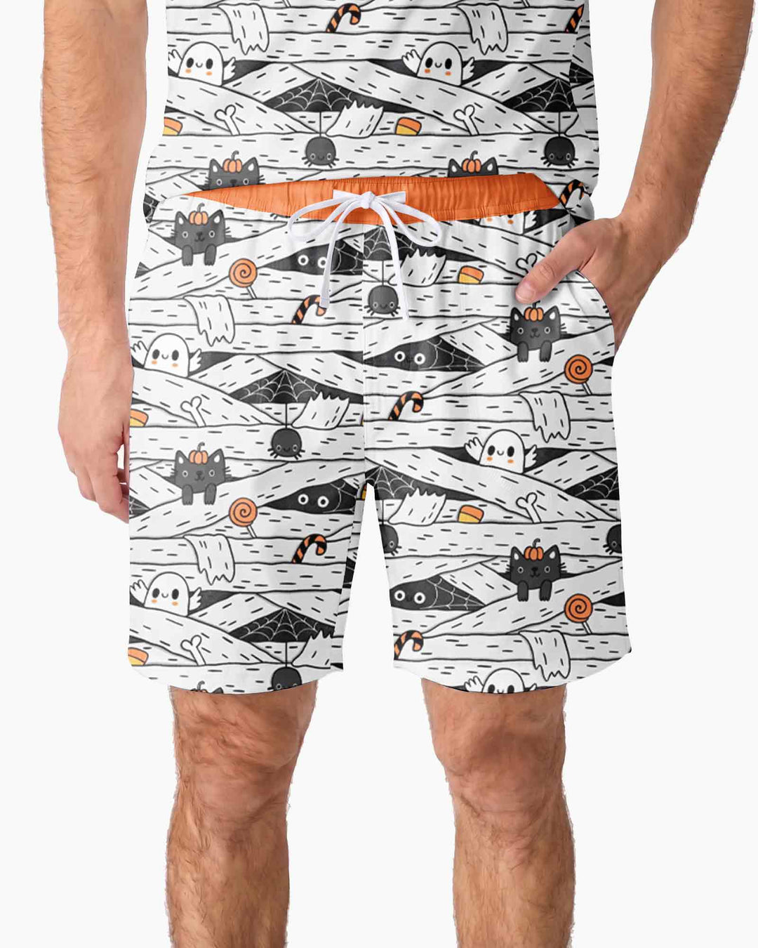 Little Mummy Crew Bamboo Men Short Sleeve Short Pajama Set
