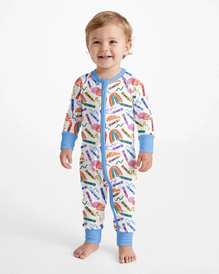 Gerippte Babykleidung mit individuellem Foto - Weich &amp; Skizzenhaft