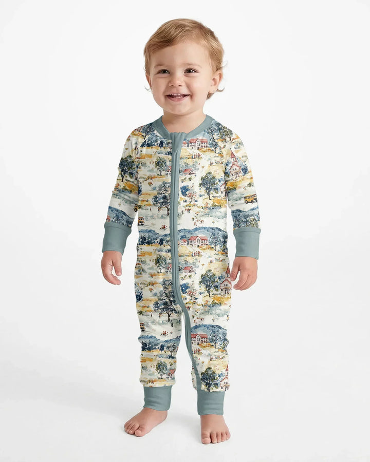 Gerippte Babykleidung mit individuellem Foto - Weich &amp; Skizzenhaft