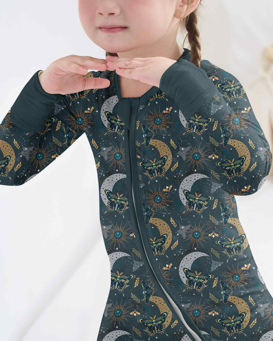 Celestial Moths Bamboo Convertible Zippy
