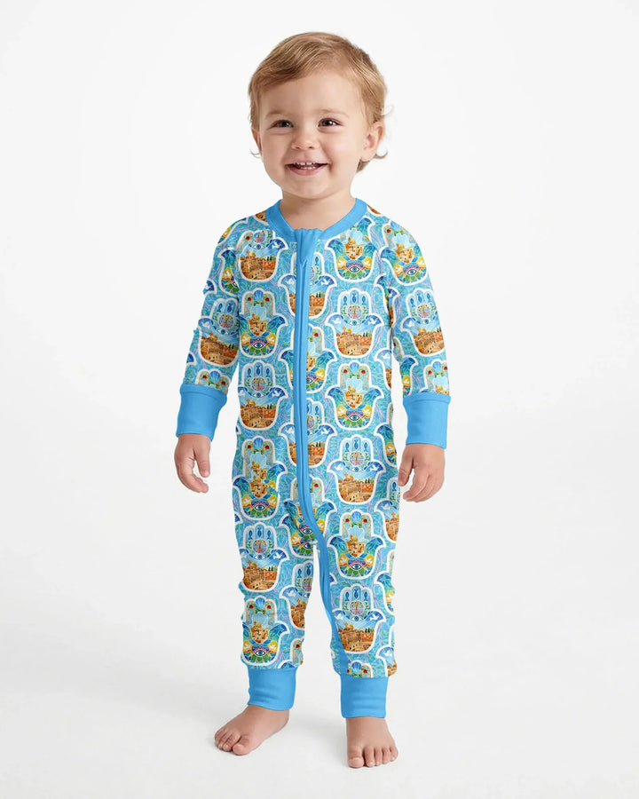 Gerippte Babykleidung mit individuellem Foto - Weich &amp; Skizzenhaft