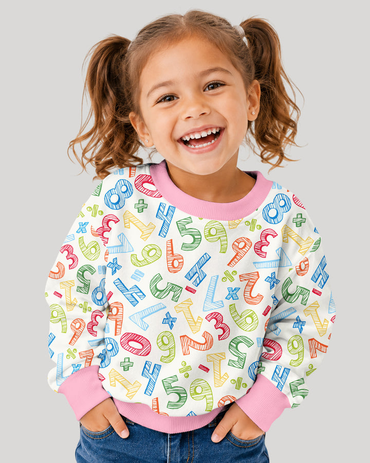 Math Doodles Bamboo Crewneck Sweatshirt