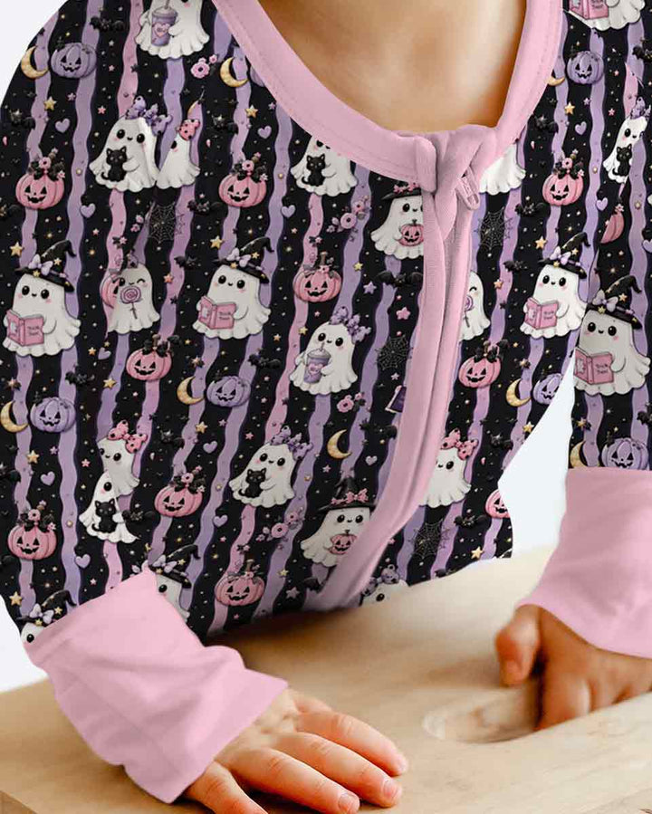 Cute Ghost Halloween Bamboo Convertible Zippy