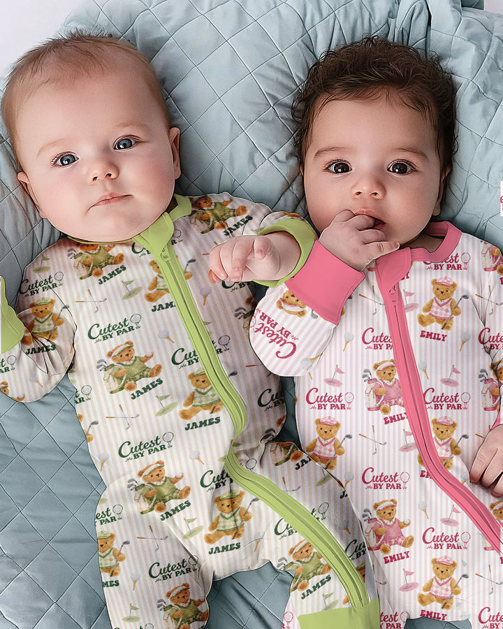 Cutest By Par Custom Name Bamboo Convertible Zippy