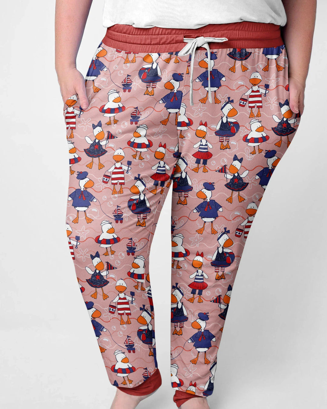 Freedom Floaties Family Matching Bamboo Women Pajama Set