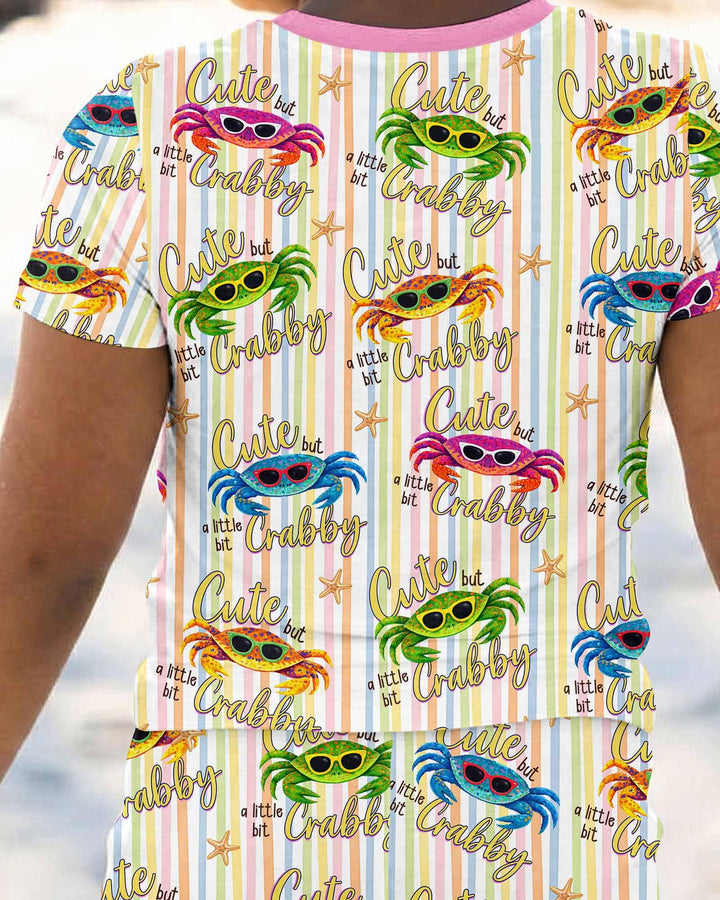 Zweiteiliges, kurzärmliges Pyjama-Set mit Marienkäfern