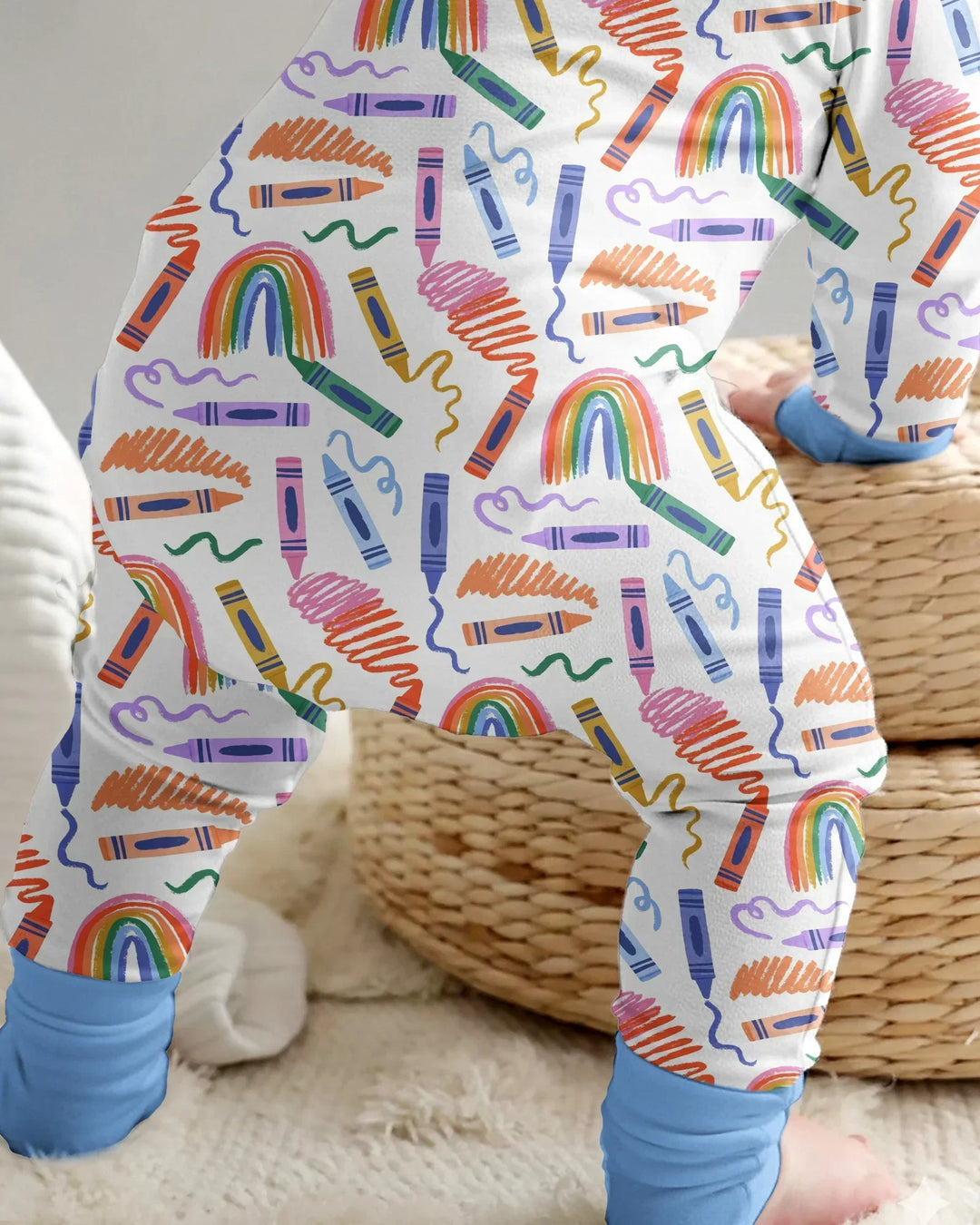 Gerippte Babykleidung mit individuellem Foto - Weich &amp; Skizzenhaft