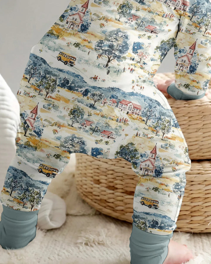 Gerippte Babykleidung mit individuellem Foto - Weich &amp; Skizzenhaft