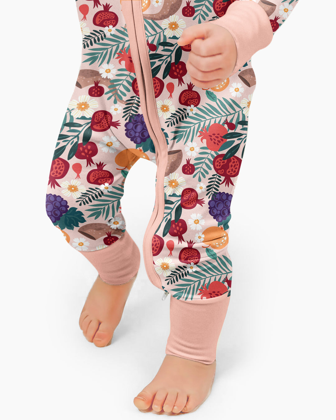 Pomegranate Blessings Night Family Matching Bamboo Convertible Zippy