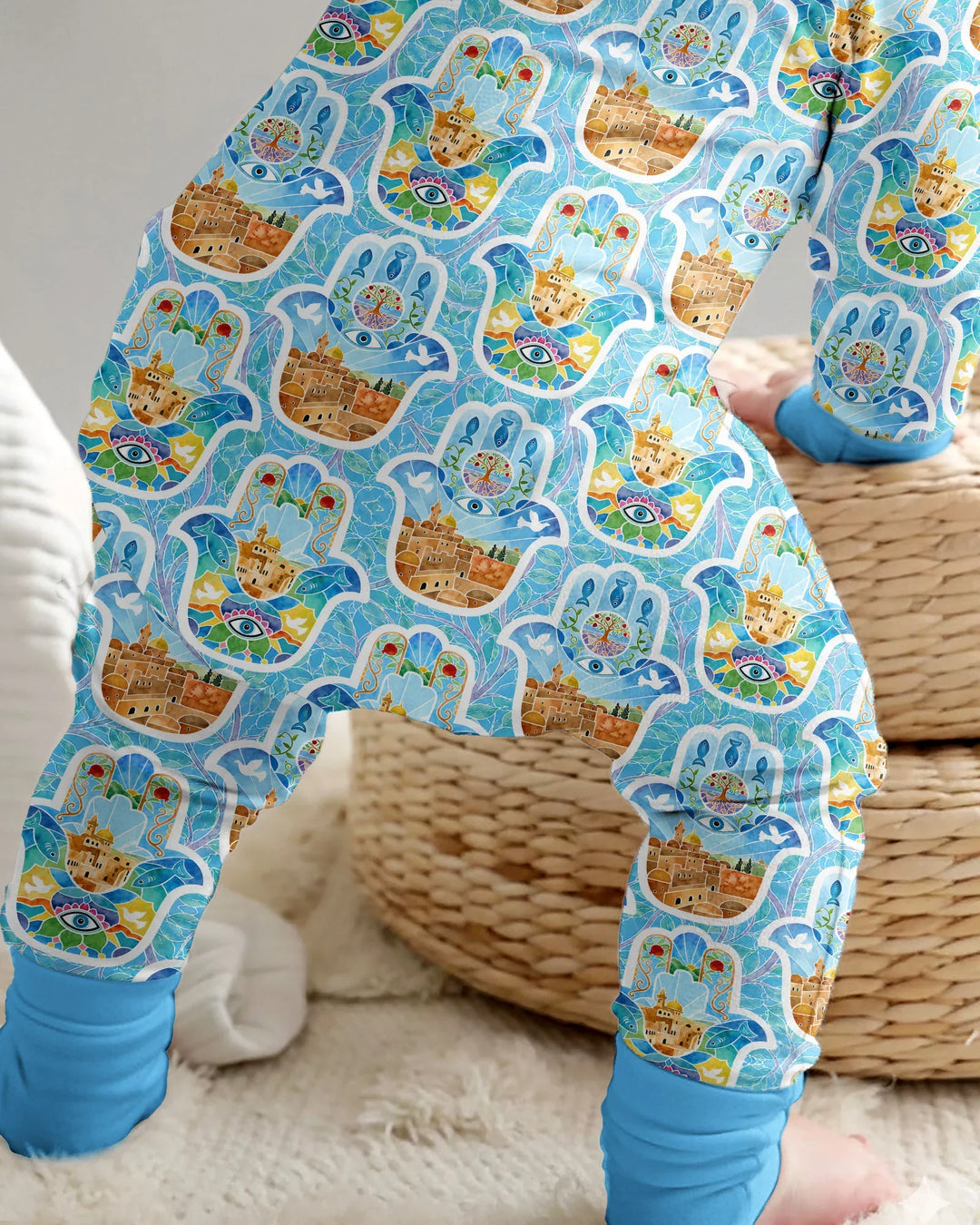 Gerippte Babykleidung mit individuellem Foto - Weich &amp; Skizzenhaft