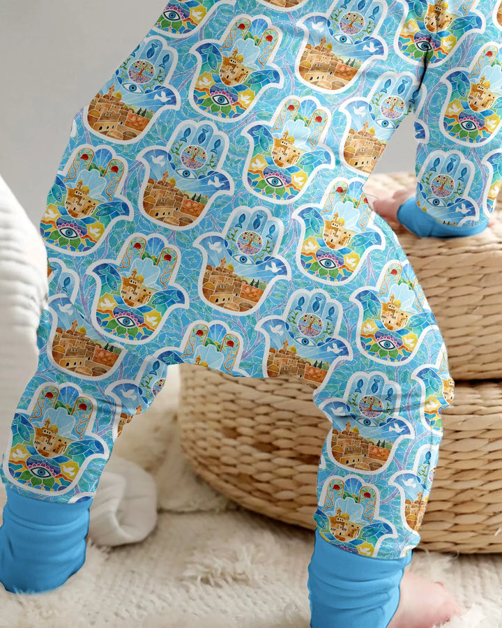 Gerippte Babykleidung mit individuellem Foto - Weich &amp; Skizzenhaft