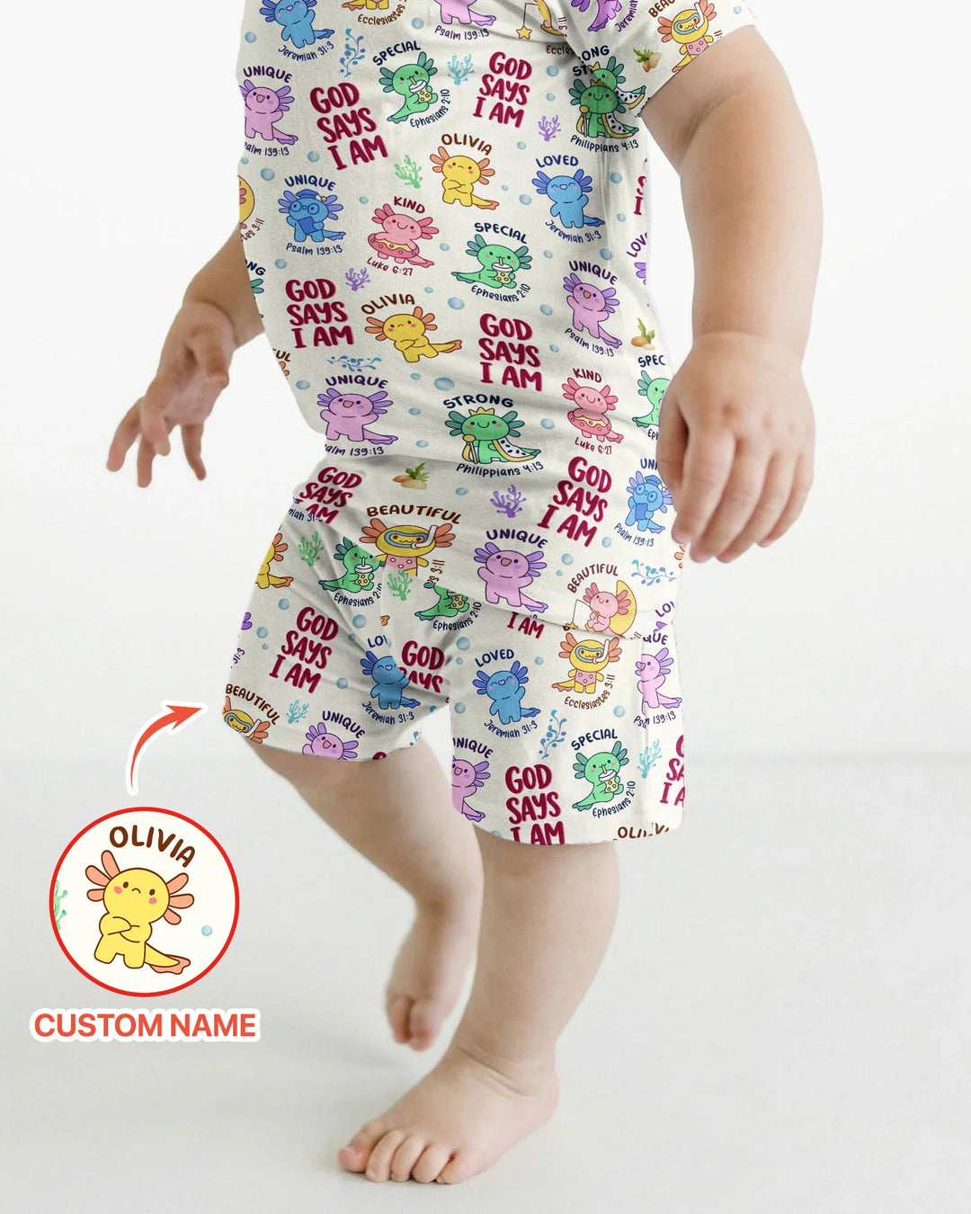 Schlafanzug-Set zweiteilig, kurze Ärmel, kurze Hose, Bambus