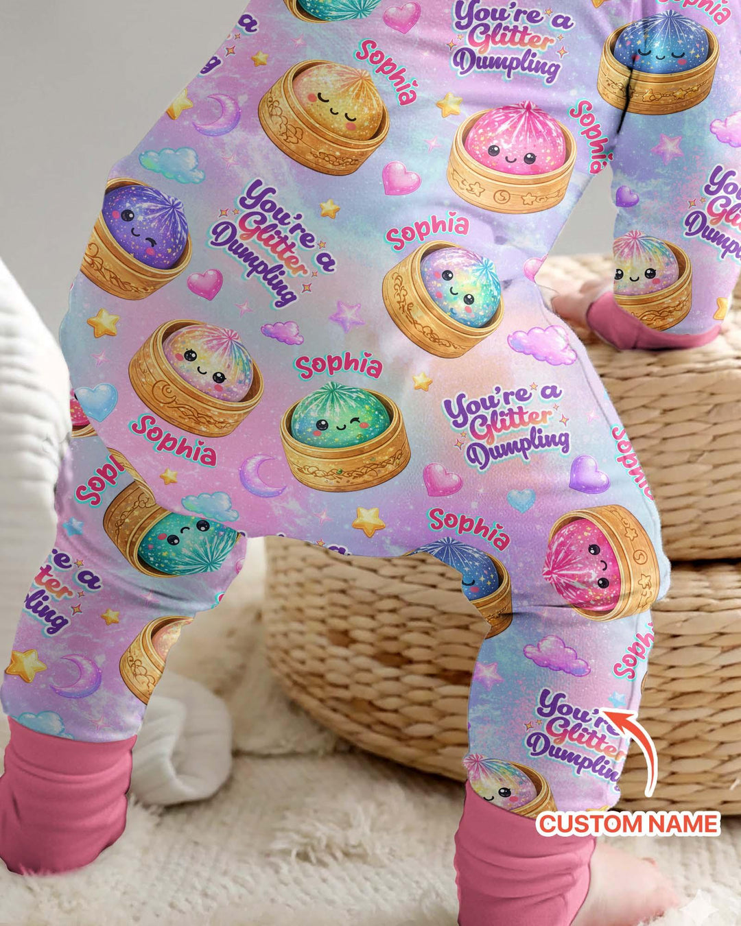 Gerippte Babykleidung mit individuellem Foto - Weich &amp; Skizzenhaft