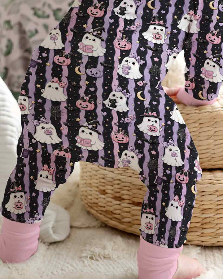 Cute Ghost Halloween Bamboo Convertible Zippy